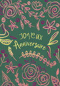 Fleurs d&eacute;licates pour un anniversaire joyeux